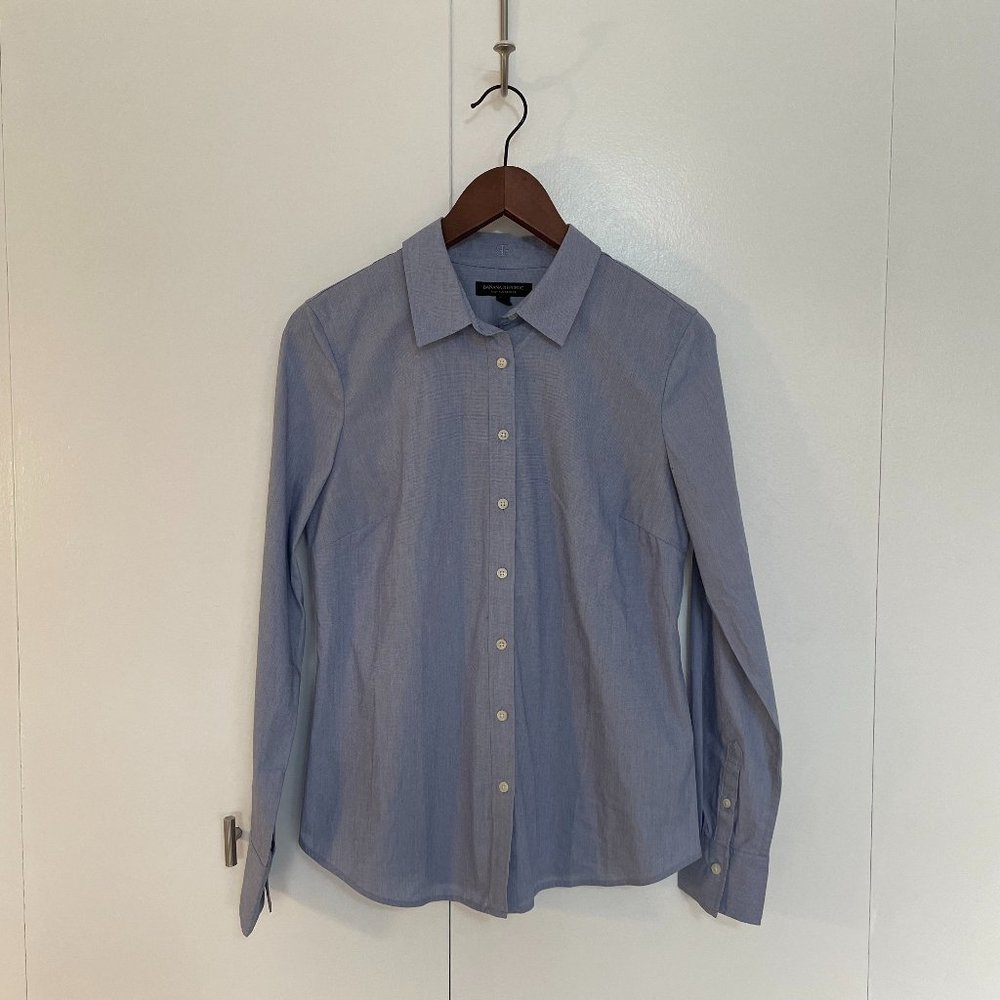 BANANA REPUBLIC Blue Tailored Fit - 6